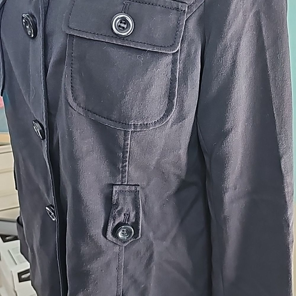 Apostrophe Lightweight Button Front Lined Long Sl… - image 4